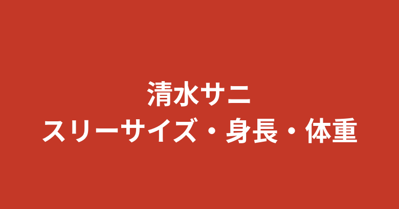 【2026最新】清水サニのスリーサイズ・身長・体重・年齢まとめ｜RIZINガールの魅力を徹底解説