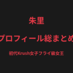 朱里のプロフィール総まとめ｜初代Krush女子フライ級女王、格闘家からプロレスラーへの転身を解説【2026最新】